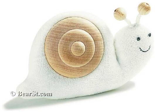 Snail, white